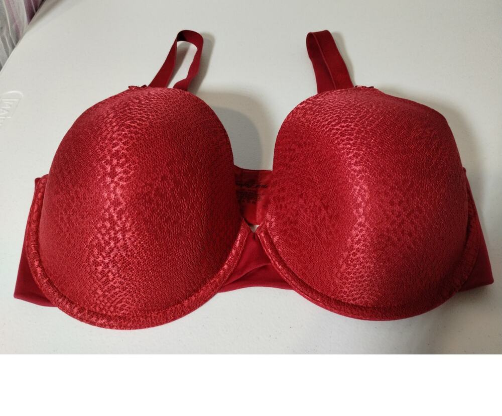 Vanity Fair Size 36DD Red Zoned-In Support Underwire Padded Support Bra 75316